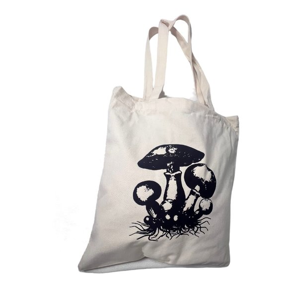 Mushroom Canvas Tote bag - Picture 3 of 9